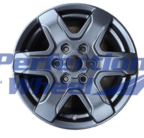 WAO.10383 17x7.5 Dark Charcoal BLACK BASE Full Face Matte Clear