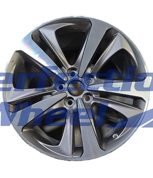 WAO.10402 19x8.5 Medium Charcoal Machined