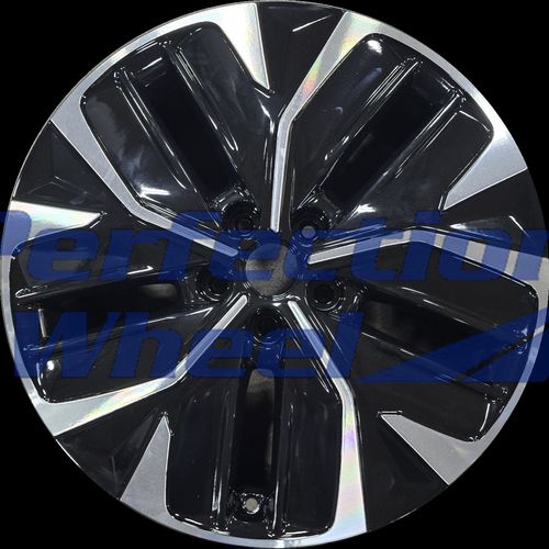 WAO.10445 19x7.5 Gloss Black Machine PIB and POD