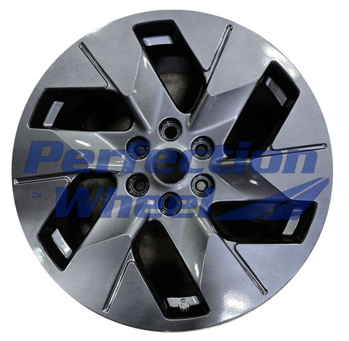 WAO.10471 20x8.5 Medium Charcoal Metallic BLACK BASE Full Face P