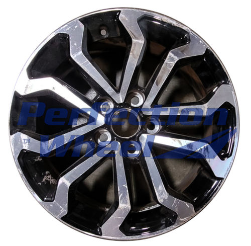 WAO.10518 17x6.5 Gloss Black Machine PIB