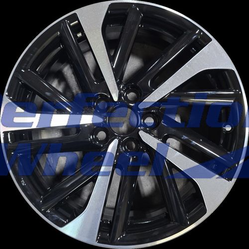 WAO.10519 18x7 Gloss Black Machined