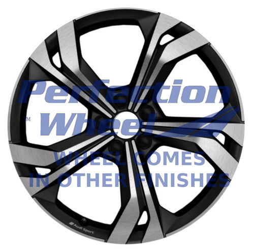 WAO.12026 20x8.5 Gloss Black Machine PIB and POD Semi Gloss