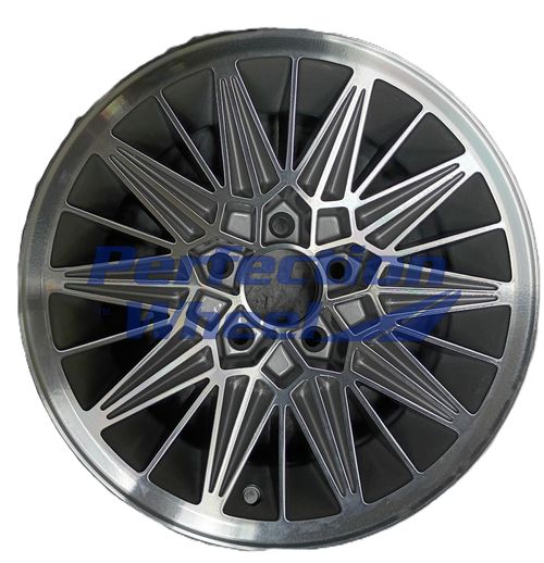 WAO.1250 15x7 Dark Metallic Silver Machined