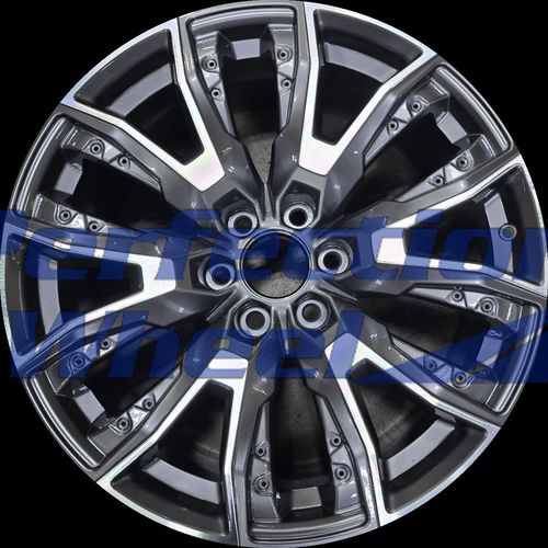 WAO.14134 22x9 Medium Silver Machine PIB and POD