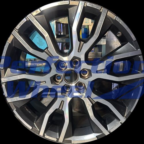 WAO.14149 22x8.5 Hyper Dark Silver Machine PIB and POD