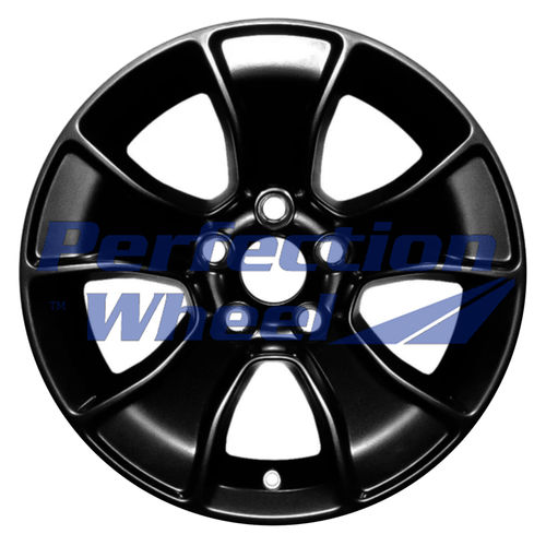 WAO.170233 17x8.5 Metallic Black Full Face Matte Clear PIB