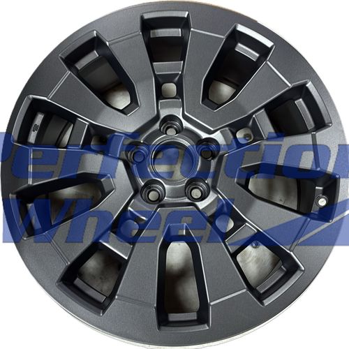 WAO.200373 20x8.5 Black Metallic Full Face Matte Clear