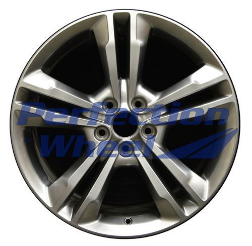 WAO.2410A 19x7.5 Hyper Smoked Silver Full Face