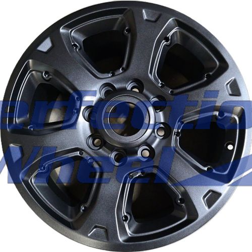 WAO.2477 20x8 Metallic Black Full Face Matte Clear PIB