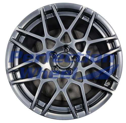 WAO.3911FT 19x9.5 Hyper Bright Smoked Silver Full Face Matte Cle