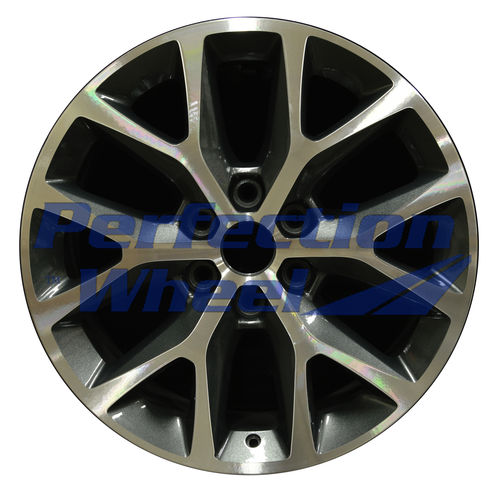 WAO.3991A 20x8.5 Dark Sparkle Charcoal Machined