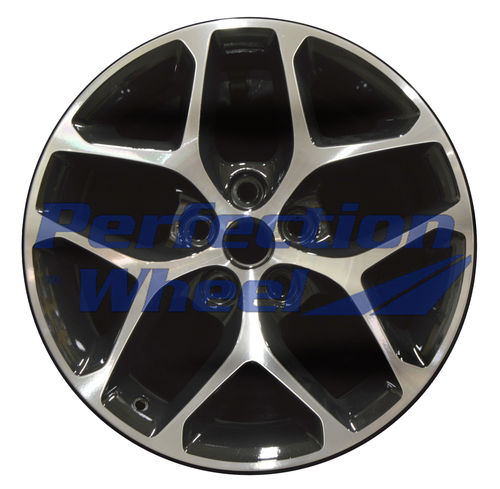 WAO.4137 18x8 Gloss Black Machined