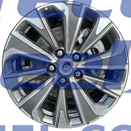 WAO.4165 18x8 Carbon Gray BLACK BASE Machined