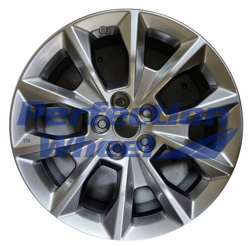 WAO.4751A 19x8.5 Metallic Hyper Smoked Silver Full Face