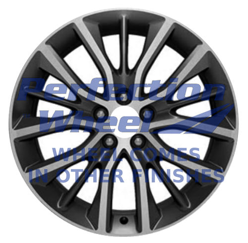 WAO.4783 19x8 Metallic Hyper Bright Silver Machined