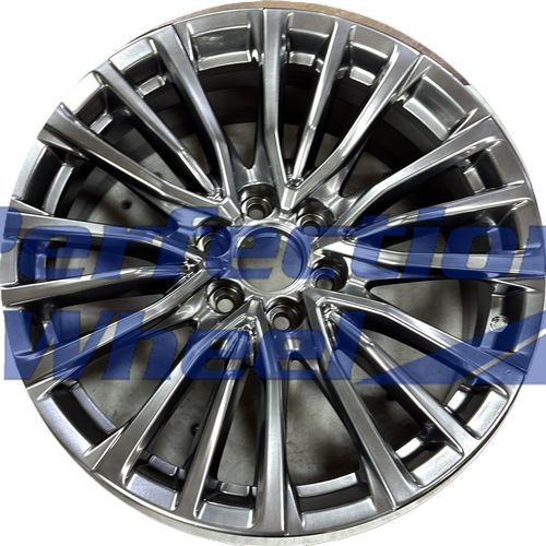 WAO.4883 22x9 Hyper Dark Smoked Silver Full Face Sticker