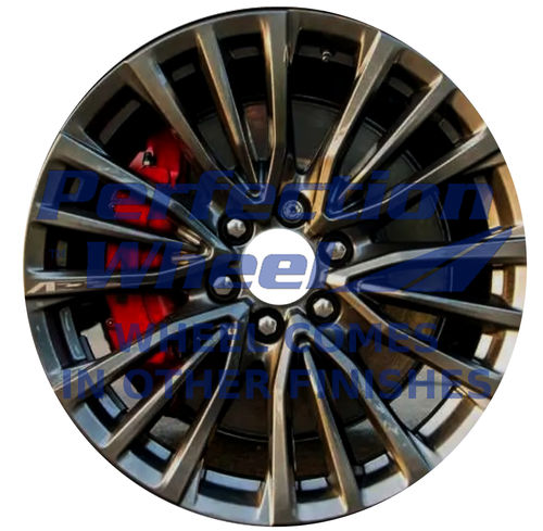 WAO.4883 22x9 Hyper Dark Smoked Silver Full Face Sticker