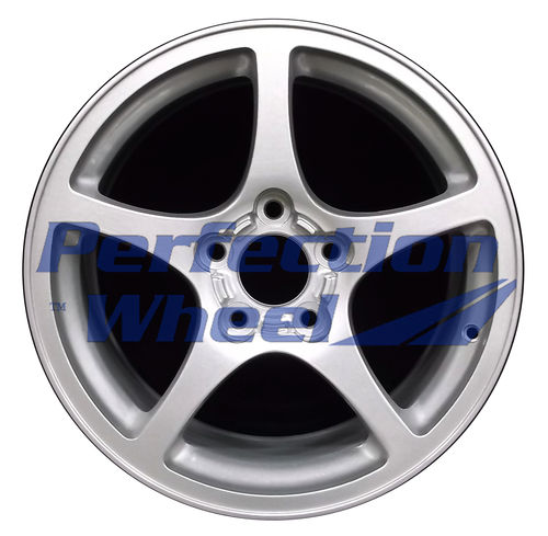 WAO.5104REA 18x9.5 Sparkle Silver Full Face