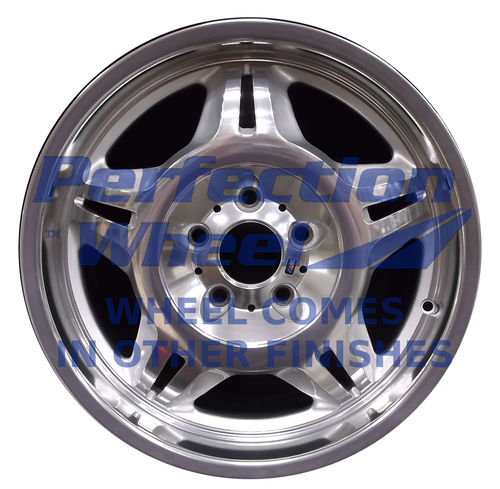 WAO.59258 17x8.5 Bright Fine Metallic Silver Full Face