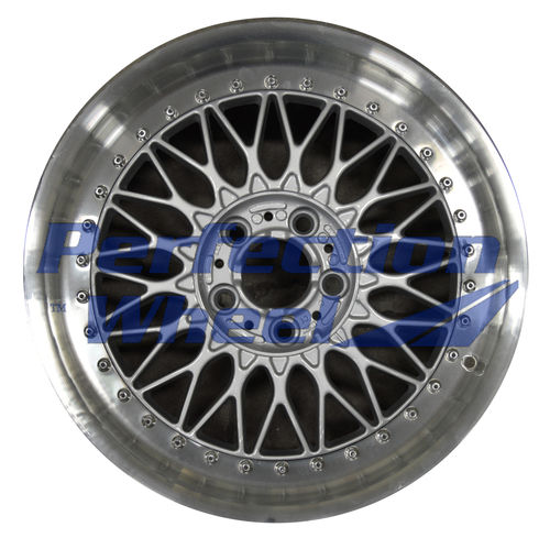 WAO.59283RE 18x9 Bright Fine Silver Flange Cut