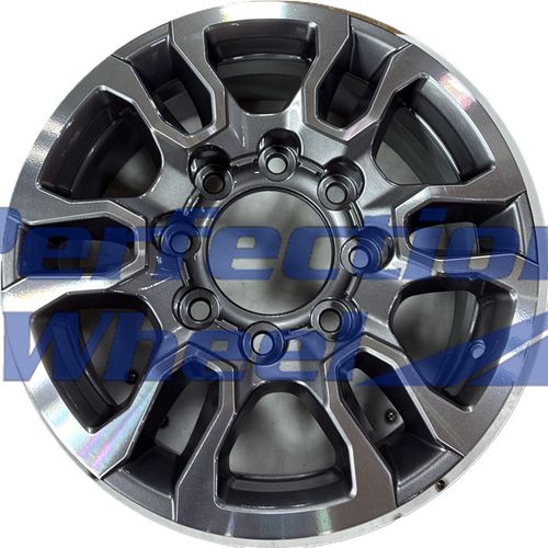 WAO.5949 18x8 Gray Metallic Charcoal Machine POD