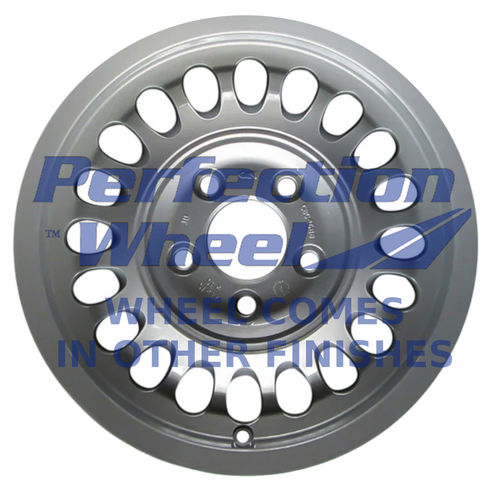 WAO.59672 15x7 Bright Fine Metallic Silver Full Face