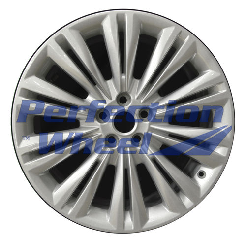 WAO.59853FT 19x8.5 Sparkle Silver Full Face