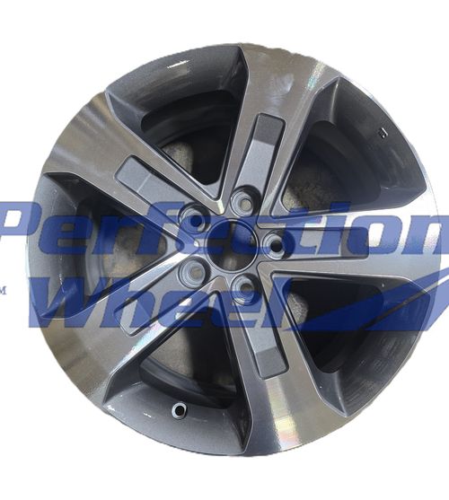 WAO.60314 18x8 Storm Gray Charcoal Machined