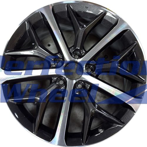 WAO.63163 18x8 Dark Metallic Charcoal Machined