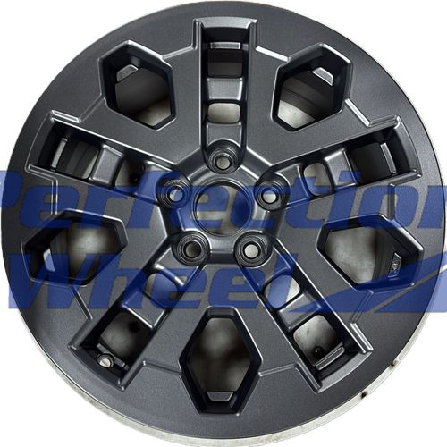 WAO.63714 18x8 Black Metallic Full Face Semi Gloss Clear