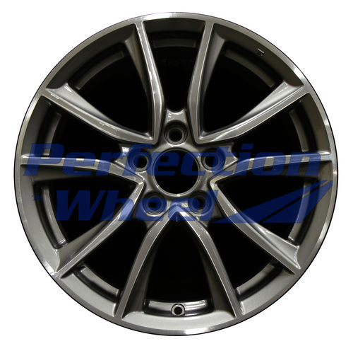 WAO.64031A 17x6.5 Medium Metallic Charcoal Machined