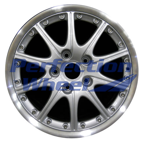 WAO.67266FT 18x8 Bright Fine Metallic Silver Flange Cut