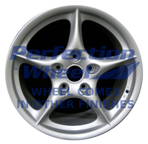 WAO.67301RE 18x9 Bright Silver with Med Charcoal Full Face