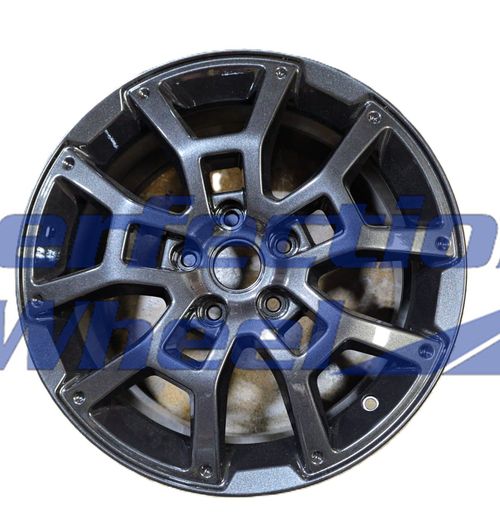 WAO.68906 17x7 Dark Charcoal BLACK BASE Full Face PIB