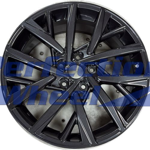 WAO.68910 18x7.5 Dark Sparkle Charcoal BLACK BASE Full Face