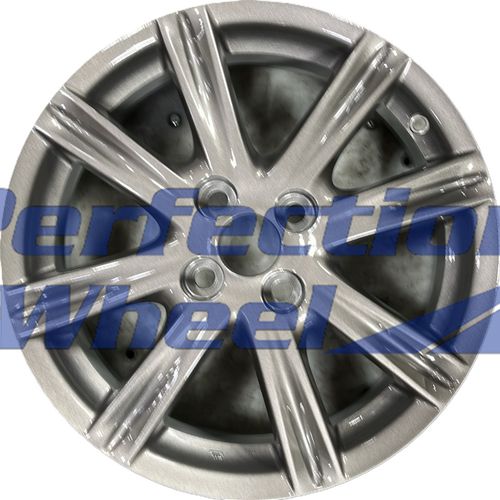 WAO.69609 16x6 Dark Gray Silver Full Face