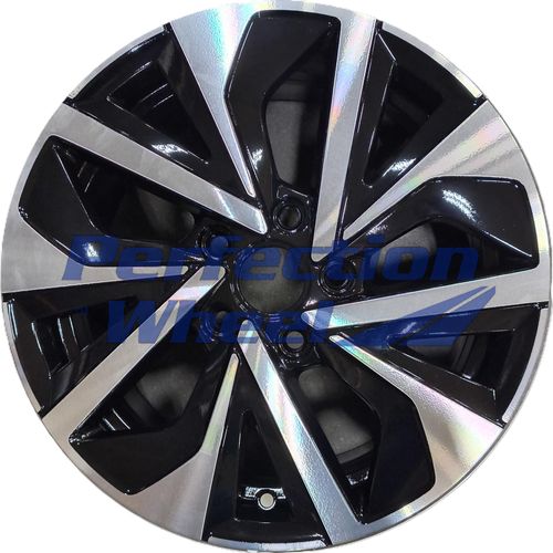 WAO.69655 16x6.5 Gloss Black Machine PIB and POD