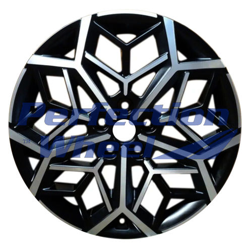 WAO.70649 19x7.5 Gloss Black Machined PIB and POD Satin Clear