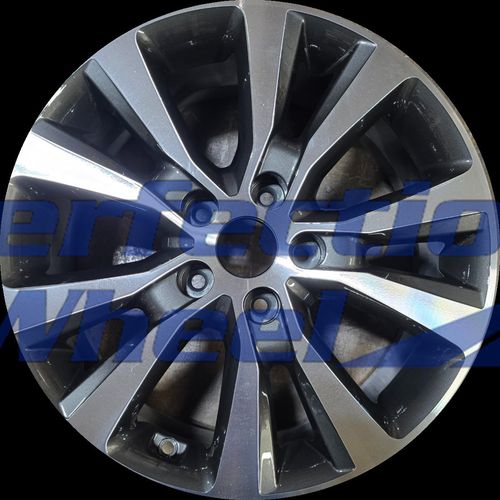 WAO.70926 17x7 Medium Charcoal Machined