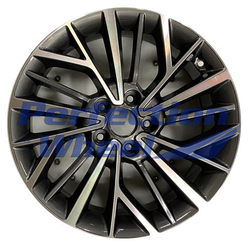 WAO.70950B 18x7 Dark Blueish Charcoal Machined