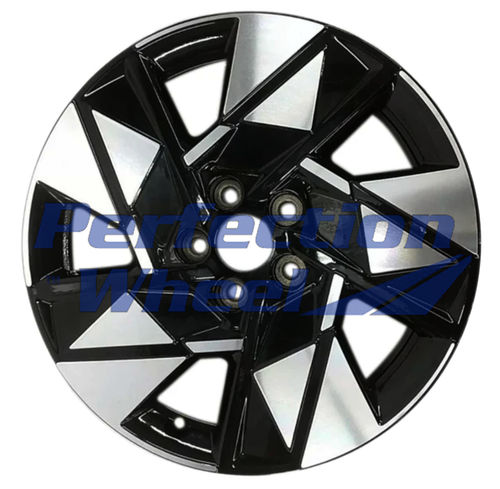 WAO.71060 18x7 Gloss Black Machine PIB