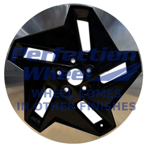 WAO.71063 17x7 Gloss Black Machined