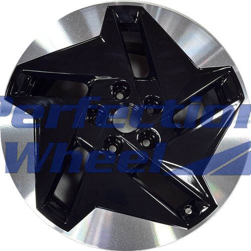 WAO.71063 17x7 Gloss Black Machined