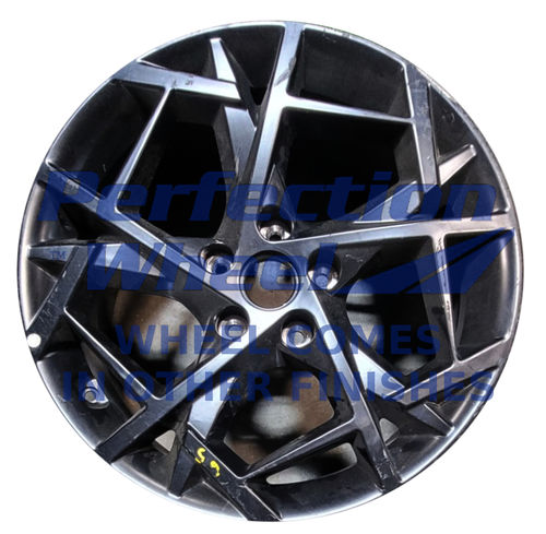 WAO.71068 18x8 Metallic Black Full Face Matte Clear PIB