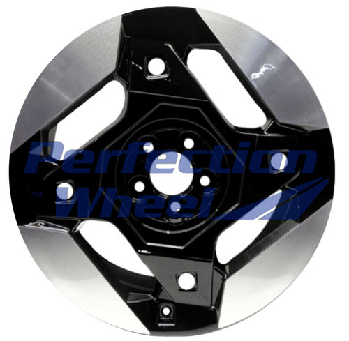 WAO.71083 19x8 Gloss Black Machined