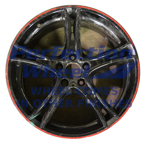 WAO.71553RE 20x8.5 Black with Red Full Face PIB