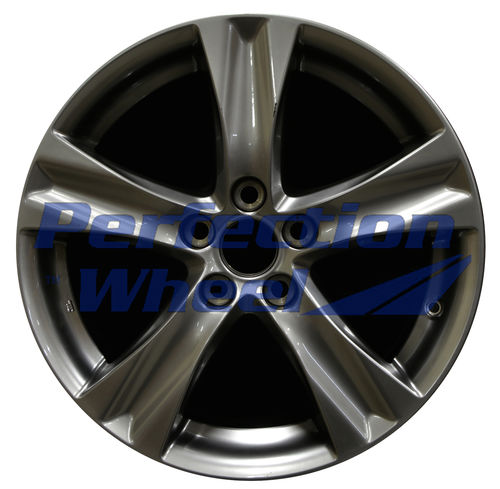 WAO.74238FT 18x8 Hyper Smoked Silver Full Face