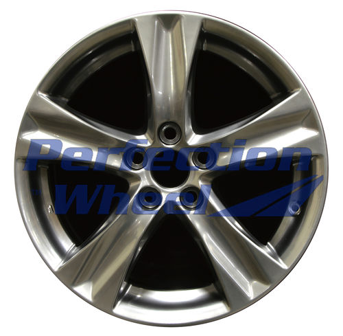 WAO.74239RE 18x8.5 Hyper Smoked Silver Full Face