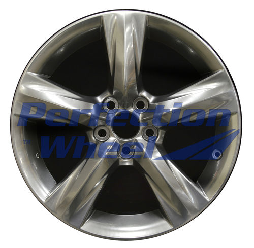WAO.74290FT 18x8 Hyper Smoked Silver Full Face